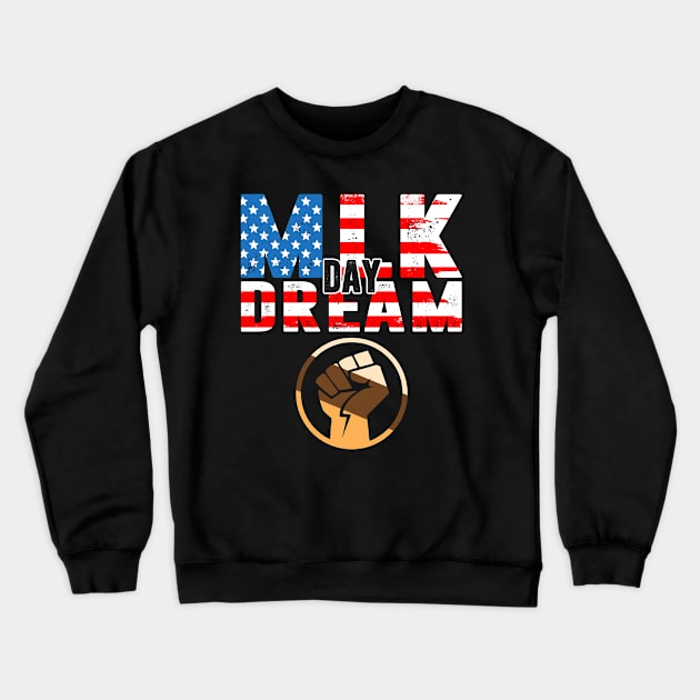 Martin Luther King Jr. - MLK Dream Day Crewneck Sweatshirt by springins